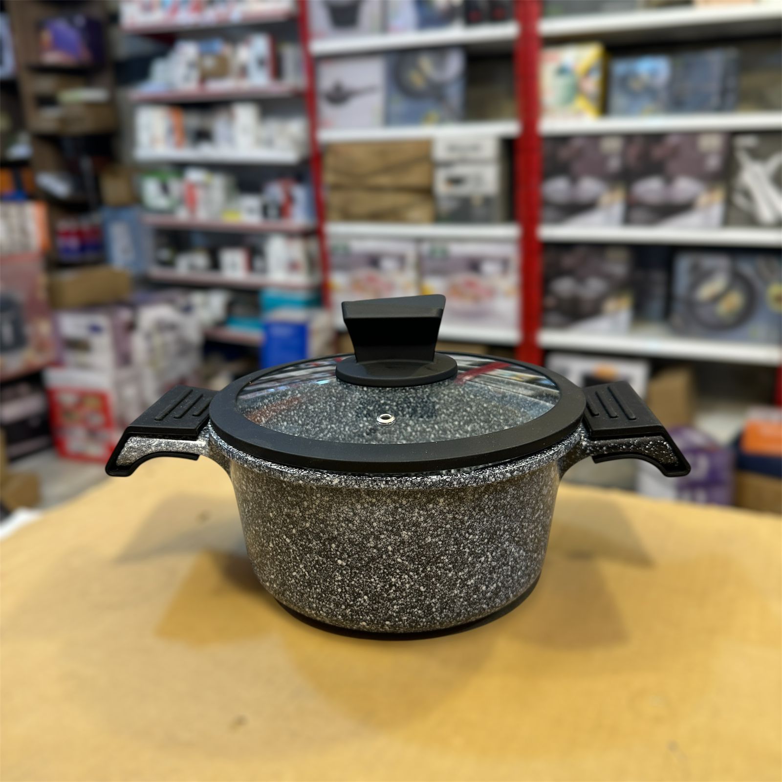 OSFE 17pcs Granite Nonstick Cookware Set