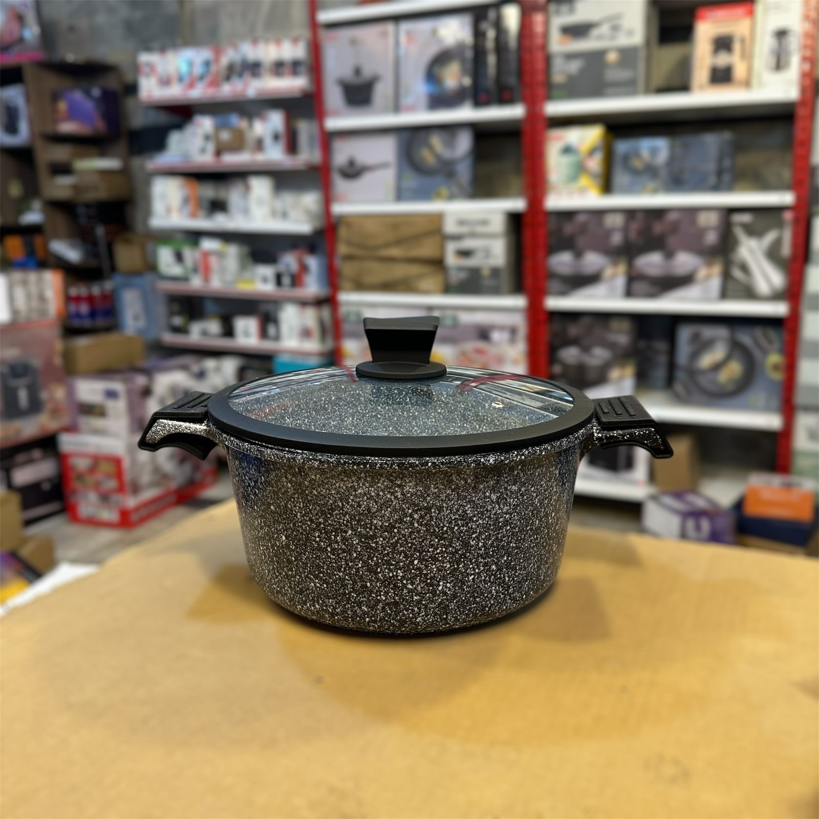 OSFE 17pcs Granite Nonstick Cookware Set