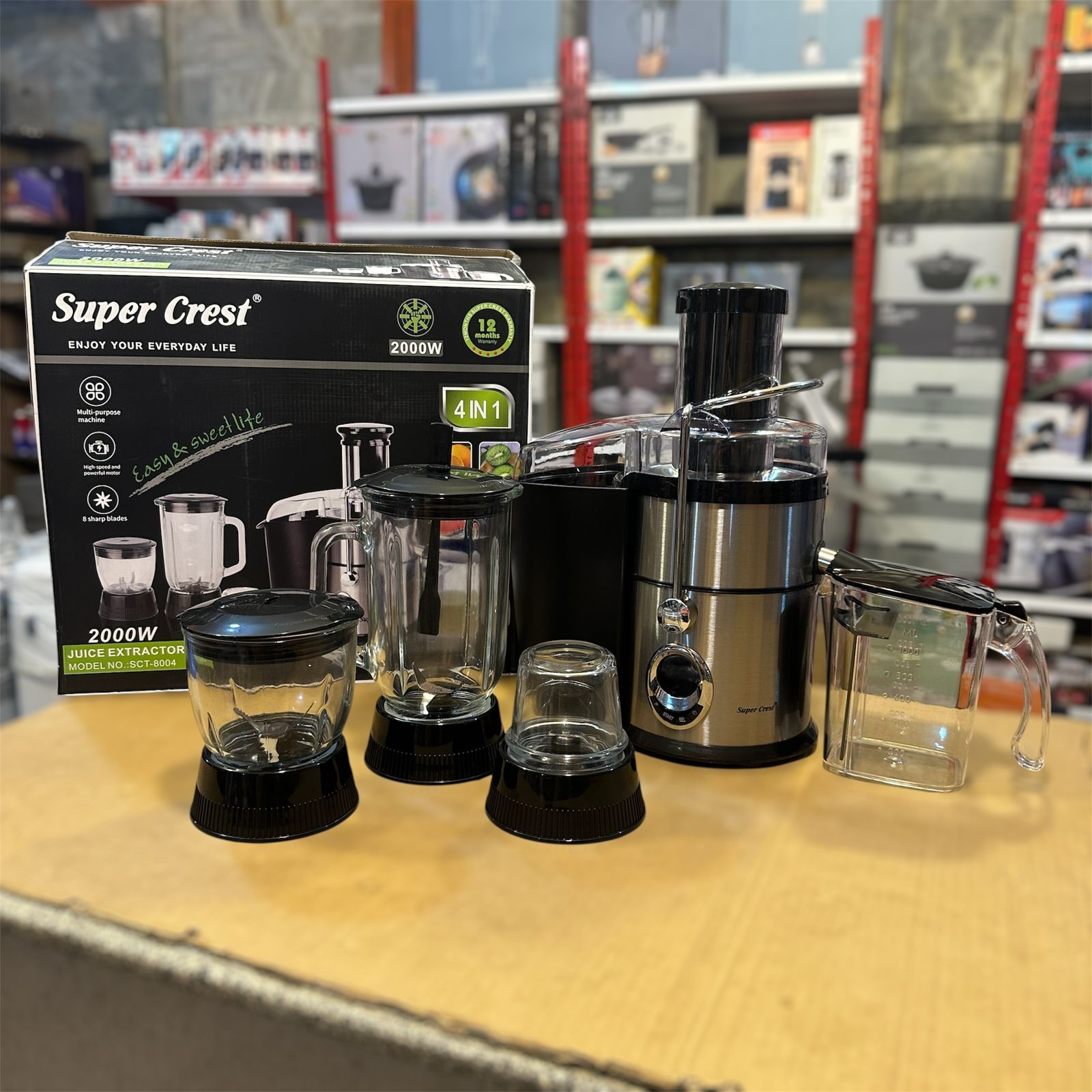 Super Crest 4 in 1 Food Factory SCT-8004