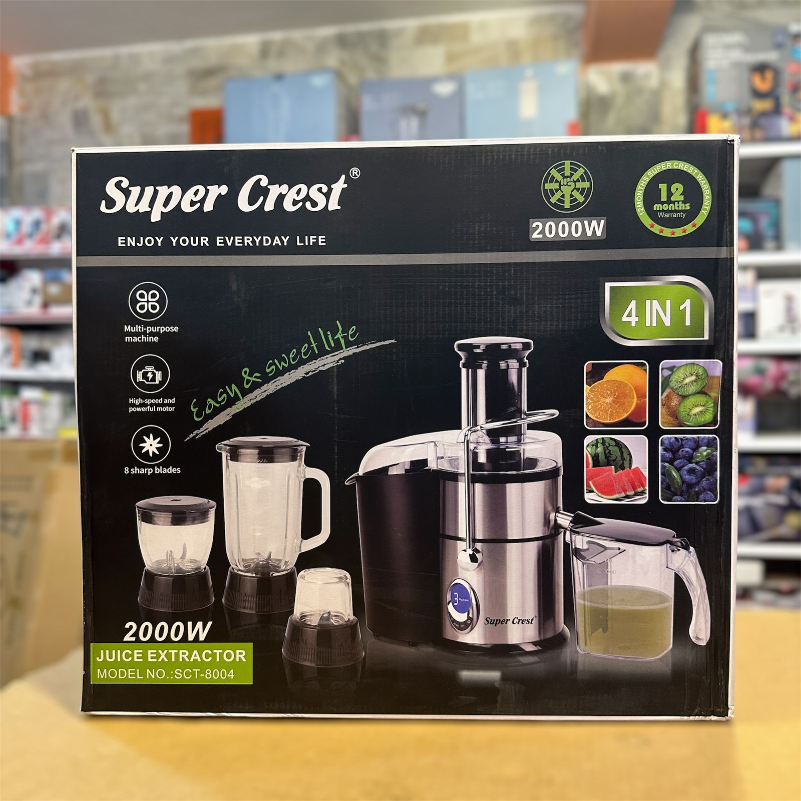 Super Crest 4 in 1 Food Factory SCT-8004