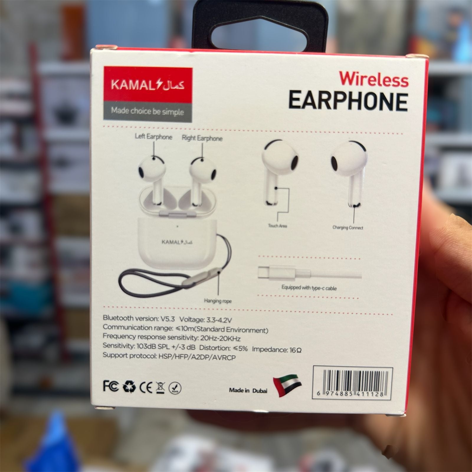 Kamal TWS Wireless Earphone K907