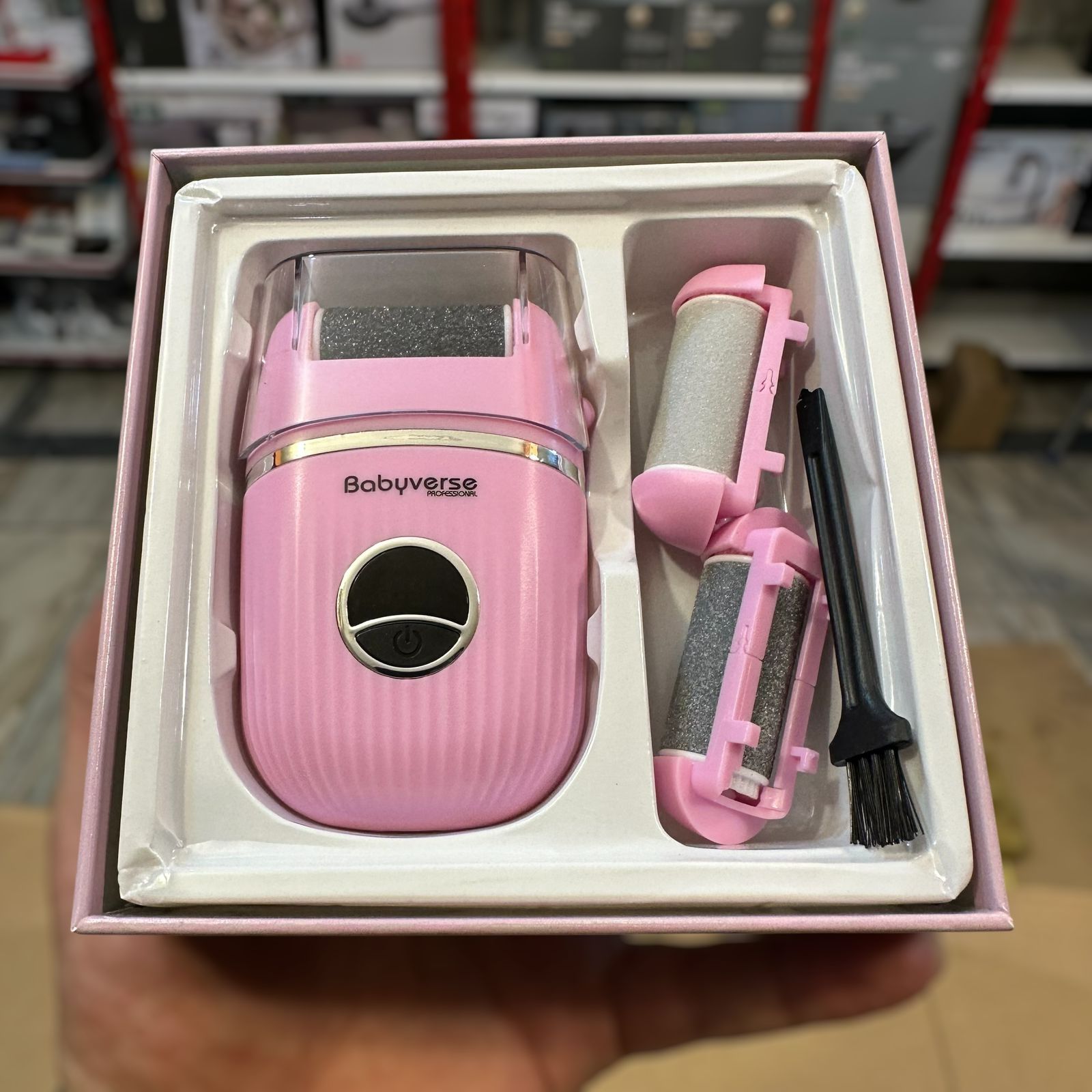Babyverse Rechargeable 3 Heads Electronic Foot File