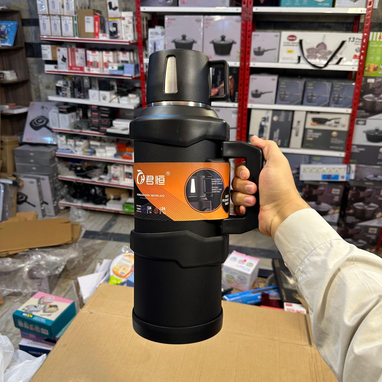 24H-Cooling Leak Proof Steel Water Bottle