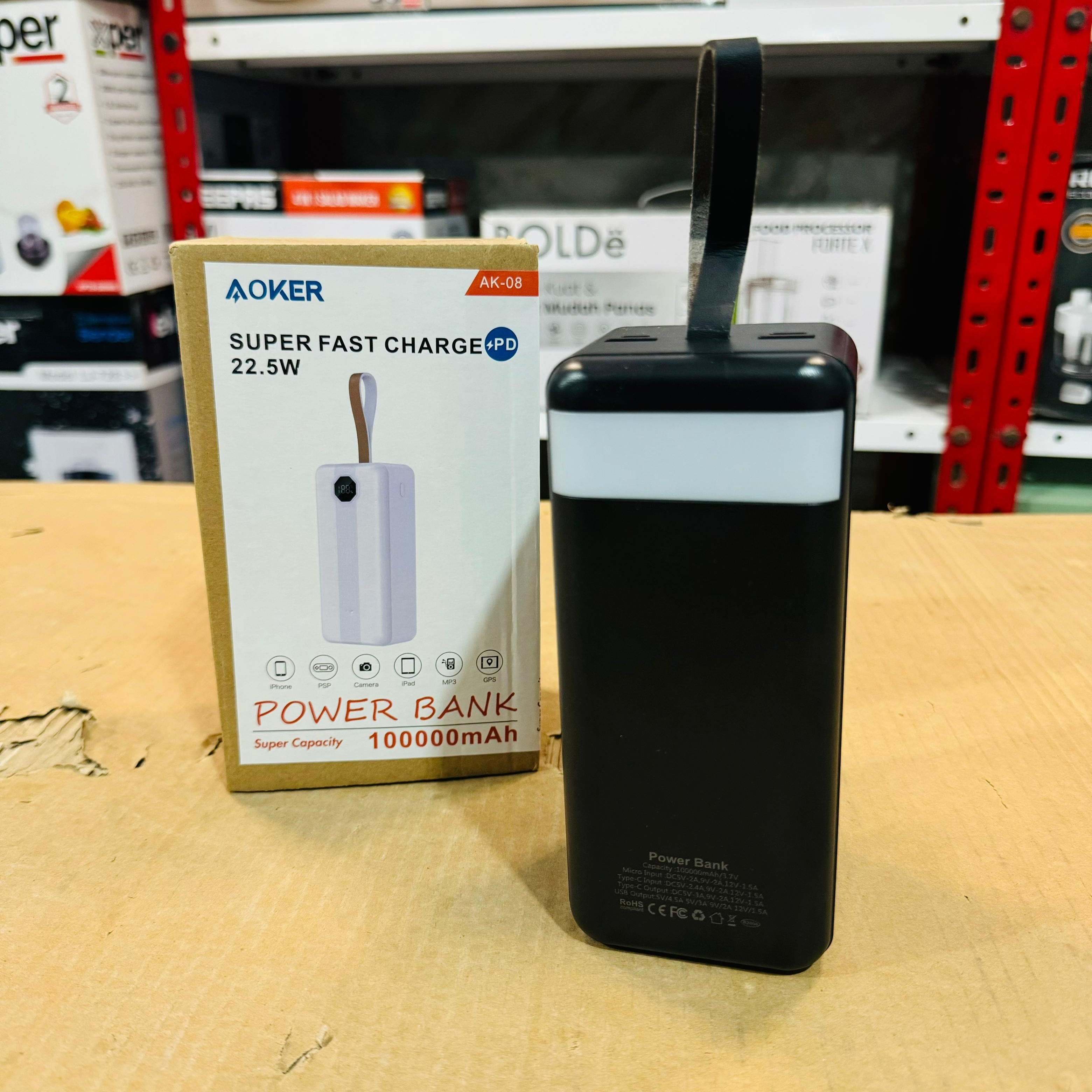 Aoker 1lac mAh Power Bank