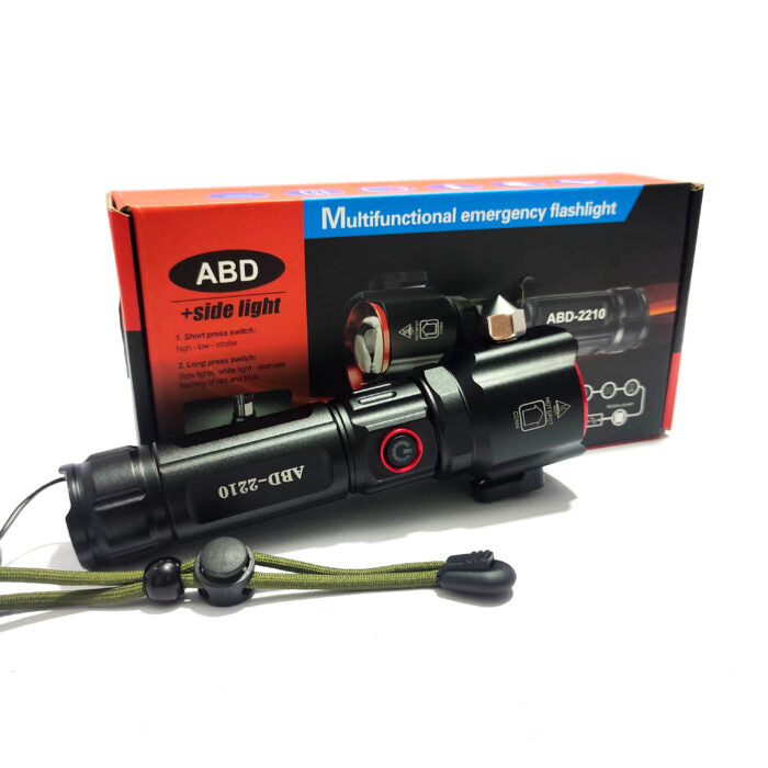 Very Powerful 2-in-1 Emergency Flashlight & Charging Bank