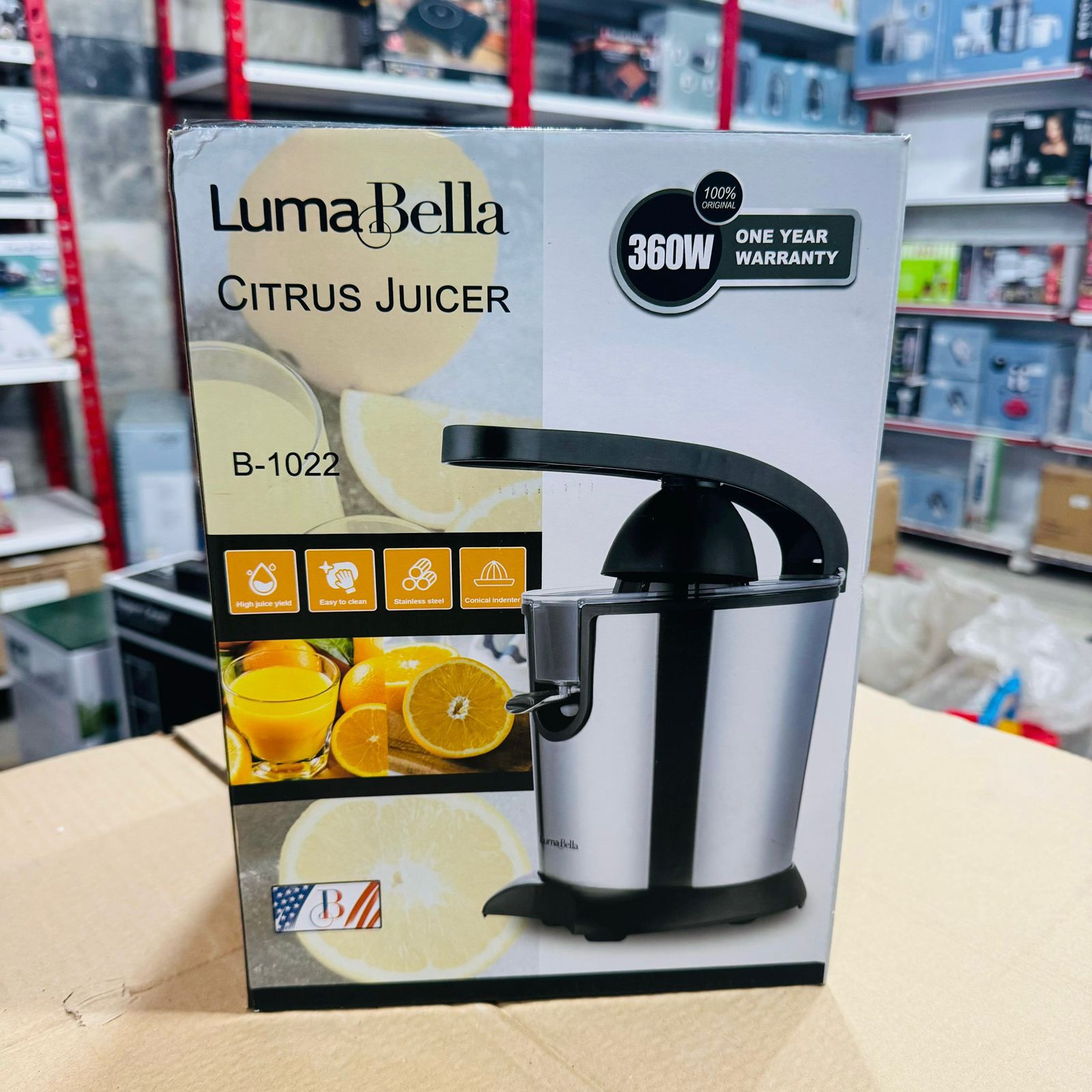 Luma Bella Handle Electric Citrus Juicer B-1022