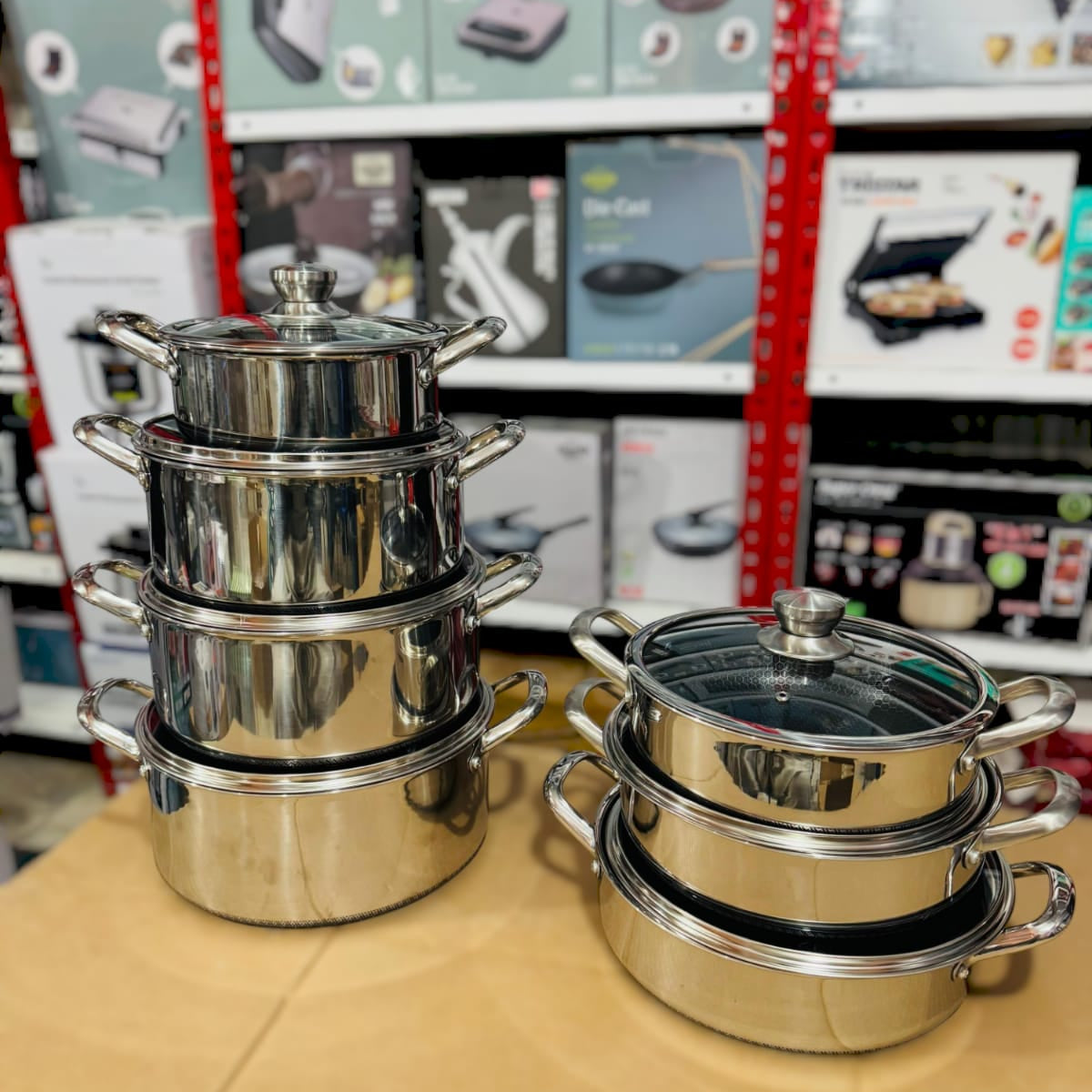 Laser Coated Honeycomb Cookware Set