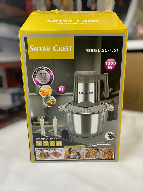 5L SILVER CREST Food Chopper with 2 Blades