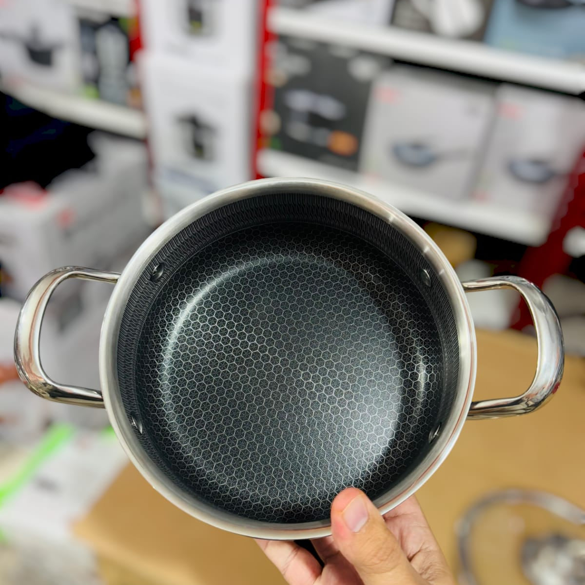 Laser Coated Honeycomb Cookware Set