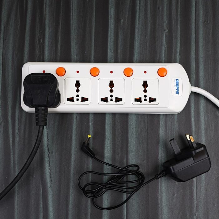 Geepas 4 Way Extension Socket 4003