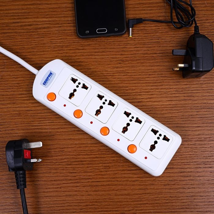 Geepas 4 Way Extension Socket 4003