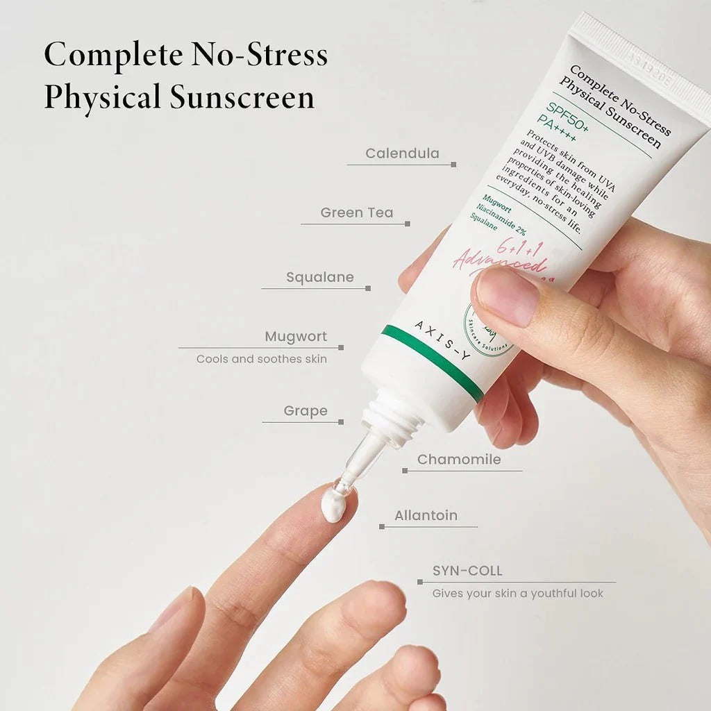 AXIS-Y Renew Complete No-Stress Physical Sunscreen 50ml