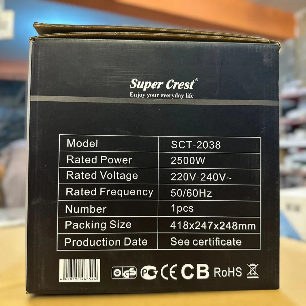 Super Crest 2 in 1 Chopper & Stand Mixer SCT-2038