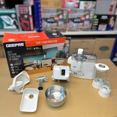 GEEPAS 400W 10 in 1 Food Professor-1650