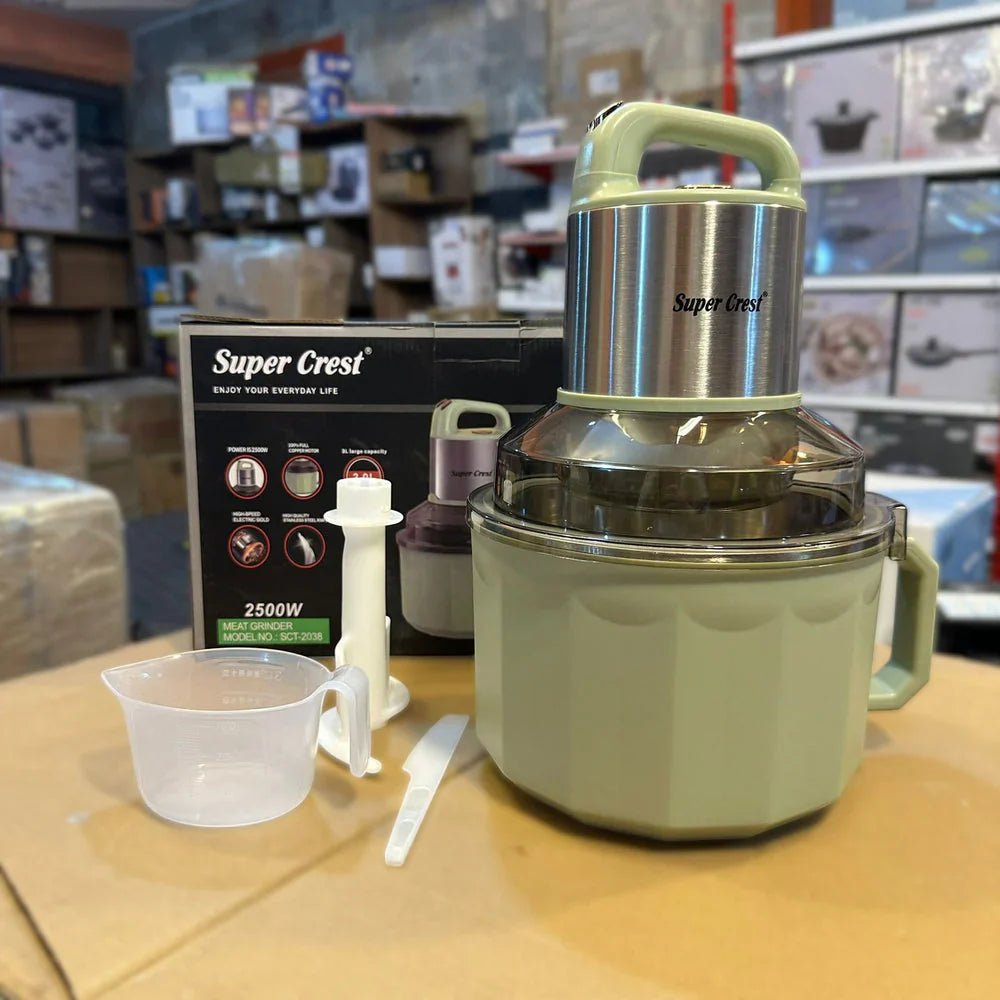 Super Crest 2 in 1 Chopper & Stand Mixer SCT-2038