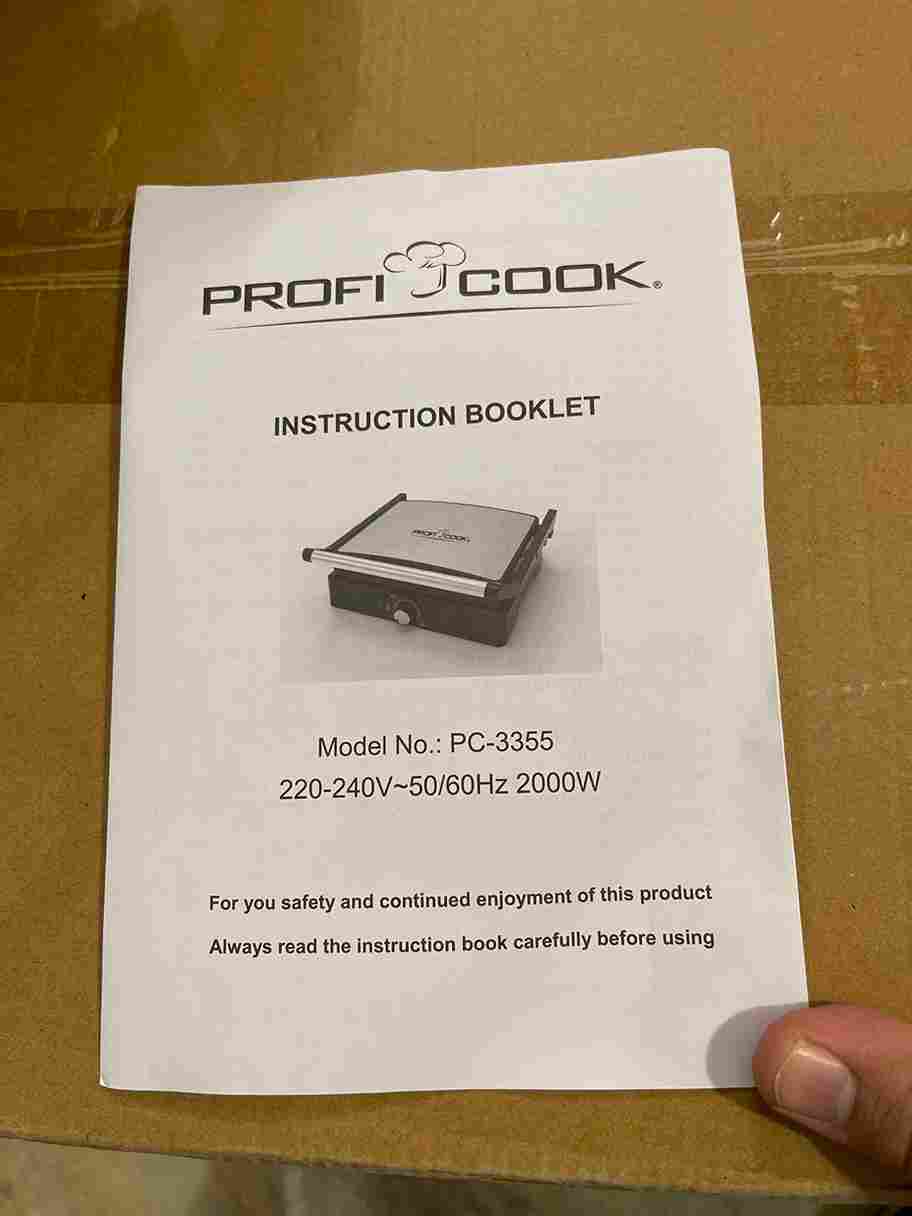 PROFICOOK Barbecue Machine