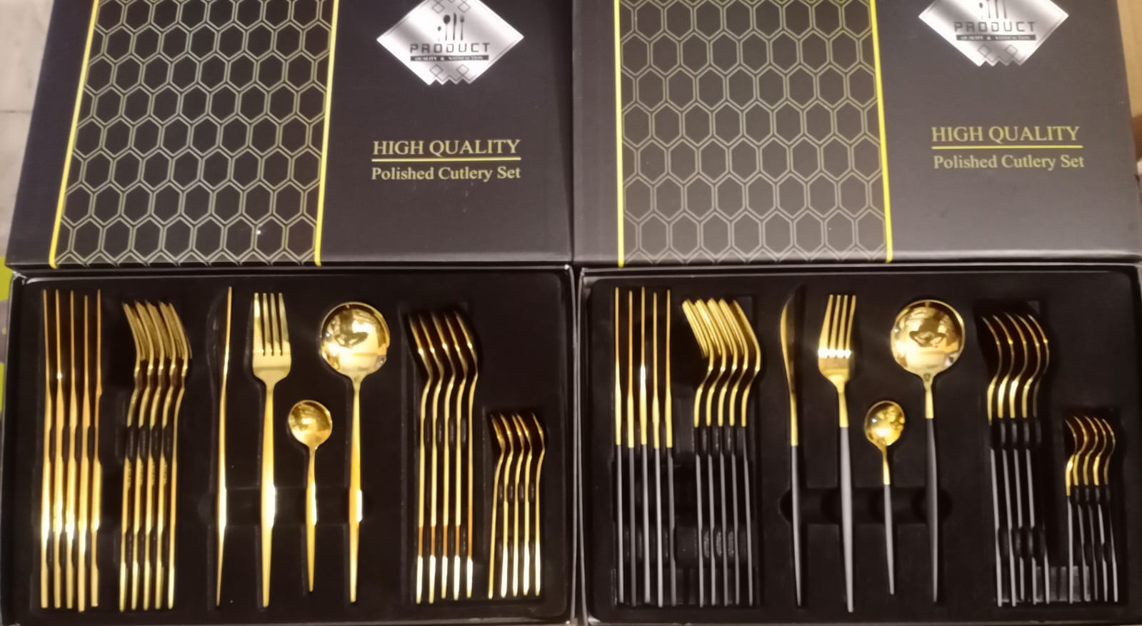 24 PIECES STAINLESS STEEL CUTLERY SET