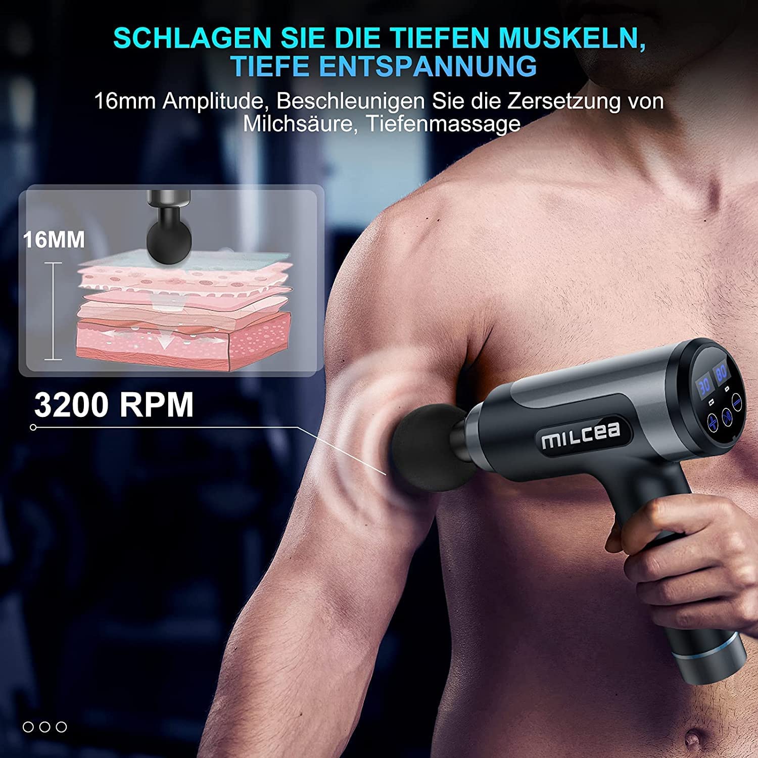 Germany Lot Chargeable Massage Gun