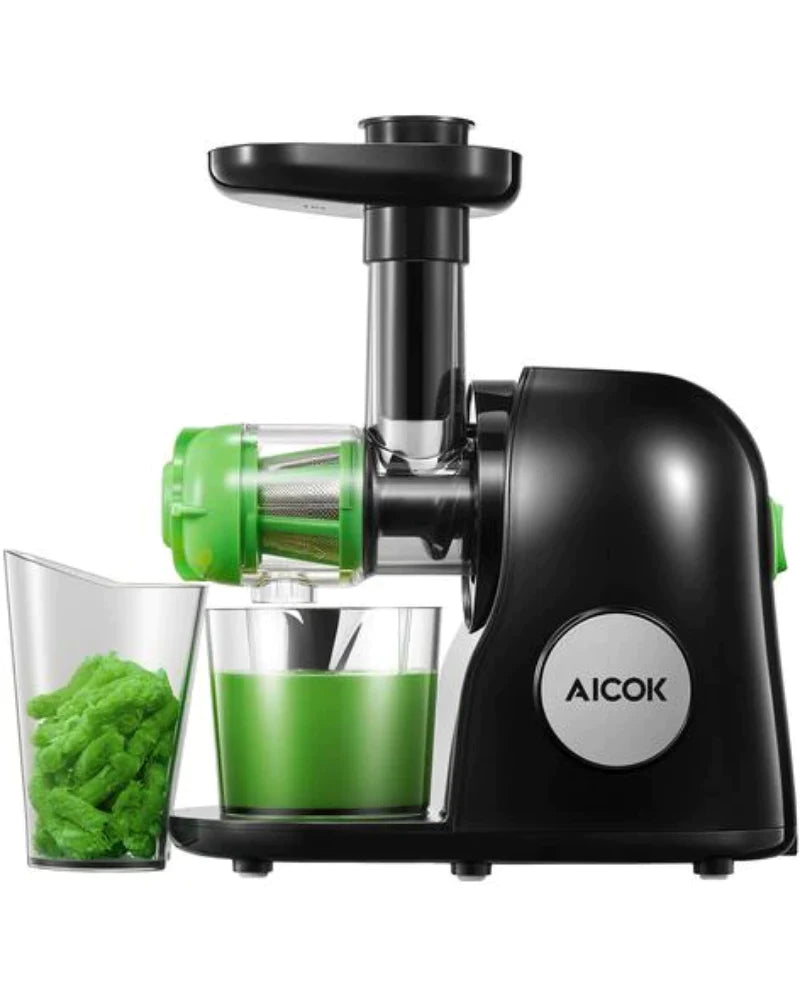 Aicok Slow Masticating Juicer Easy to Clean, with Quiet Motor AMR521