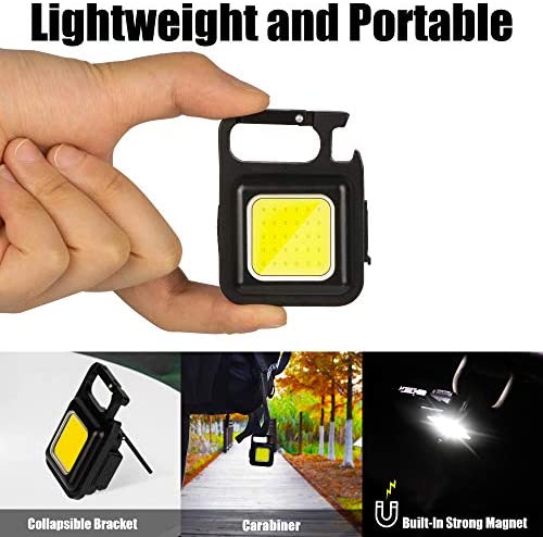 Rechargeable Keychain Pocket Flashlight