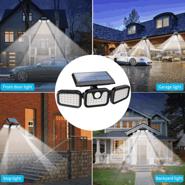 3D Solar Sensor Light