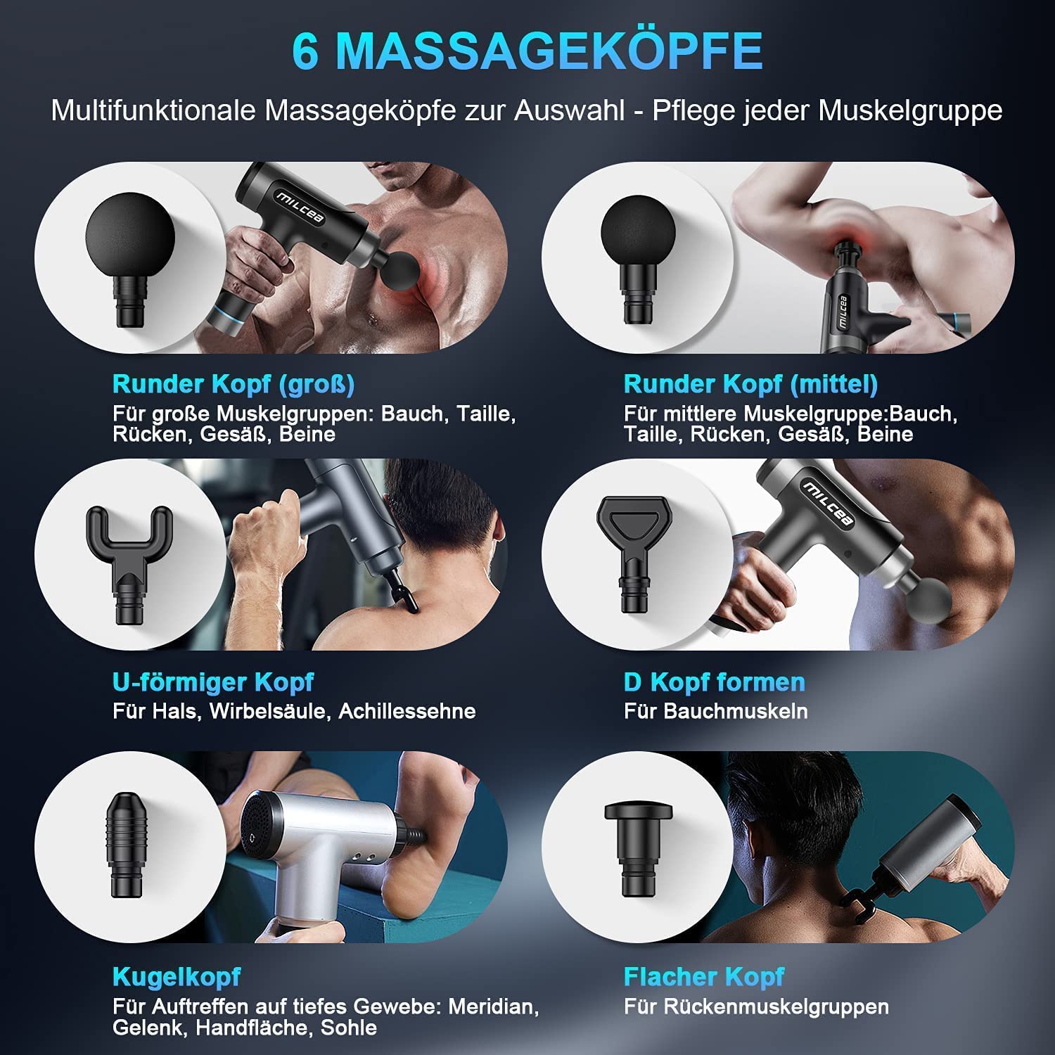 Germany Lot Chargeable Massage Gun