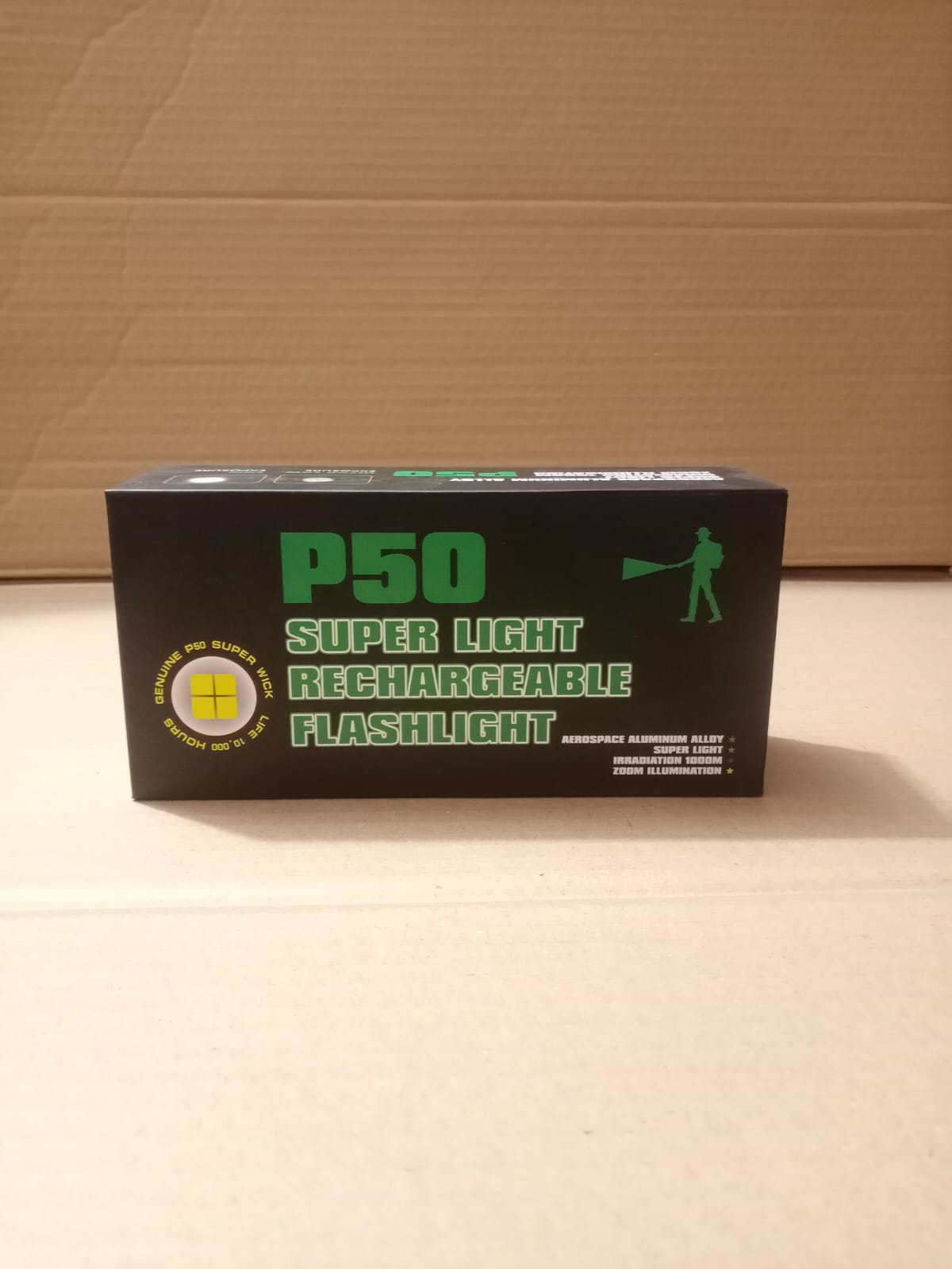 SUPER RECHARGEABLE FLASHLIGHT P50