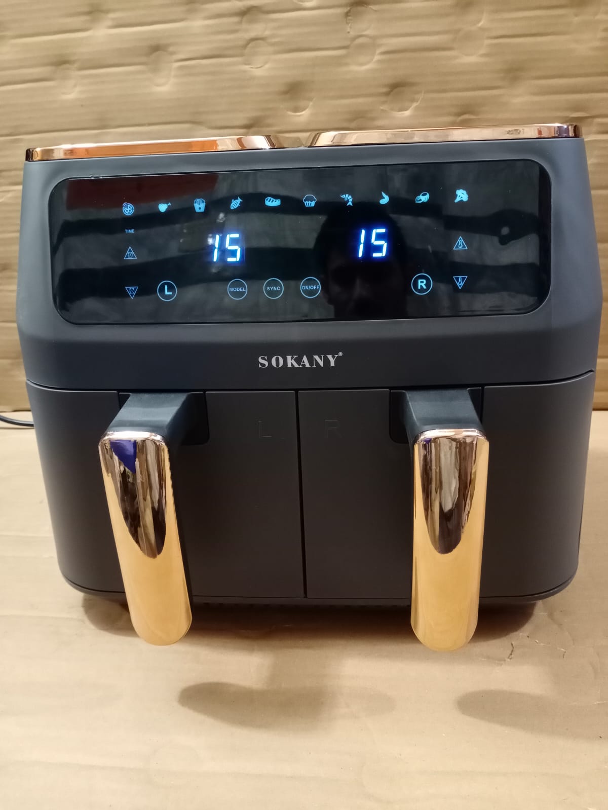 SOKANY DOUBLE AIRFRYER 8L