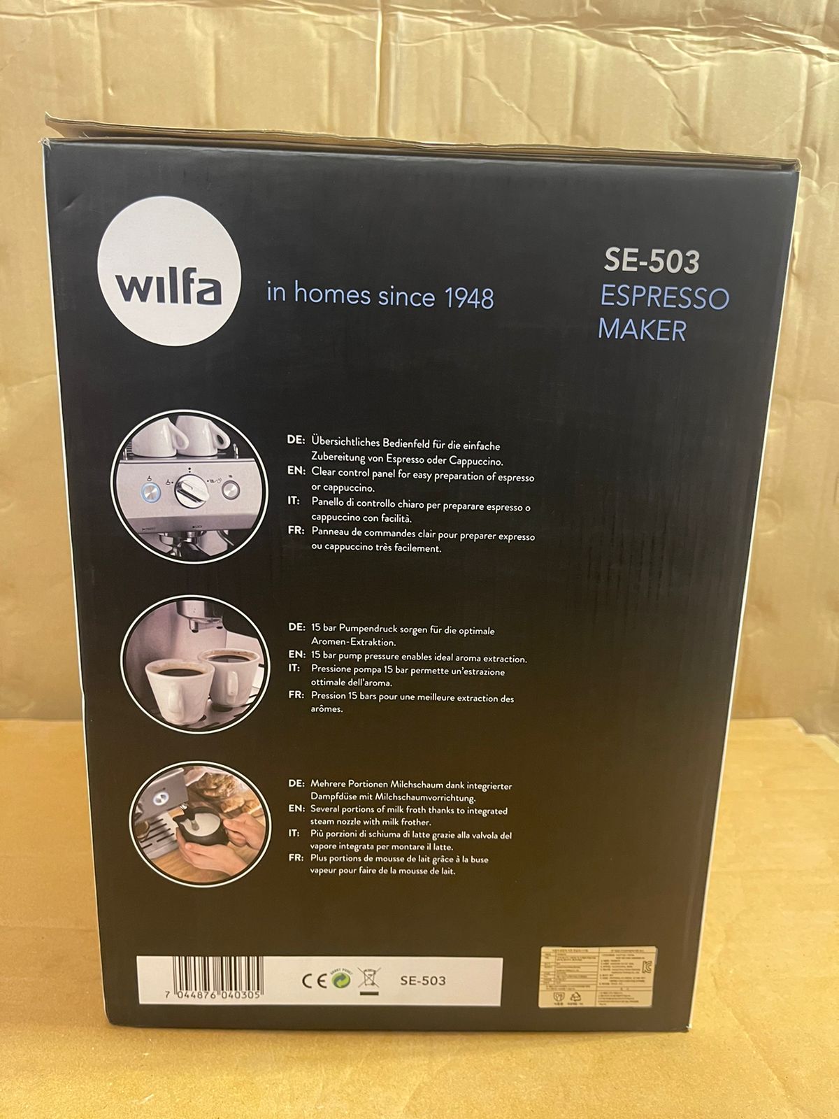 WILFA EXPRESSO MAKER SE-503