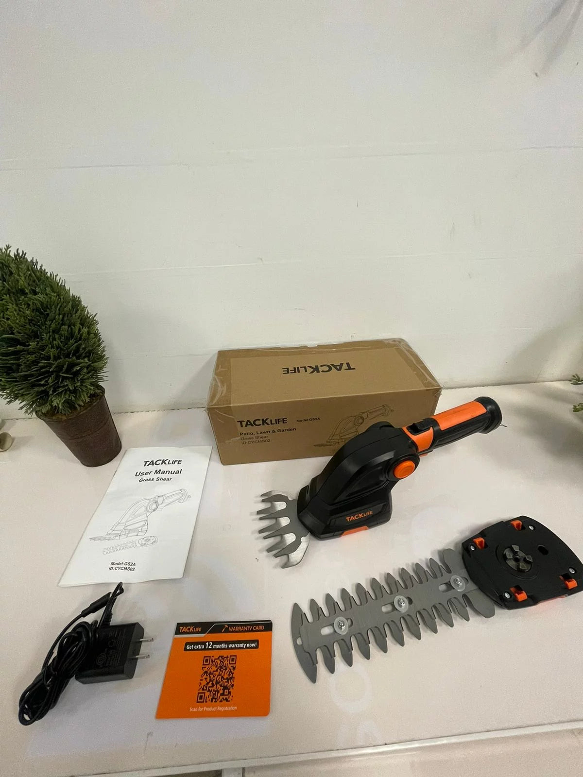 TACKLIFE Cordless Grass Shears For Lawn & Garden