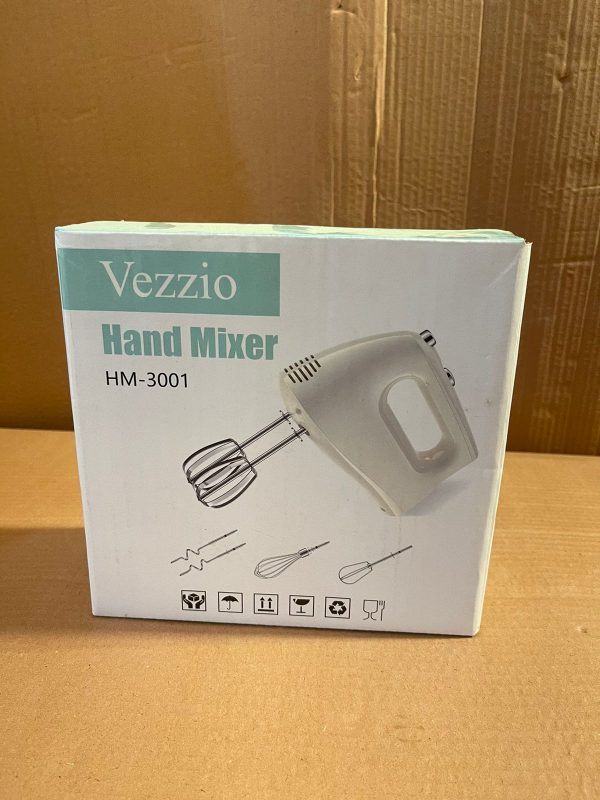 Vezzio England Hand Mixer with Extra Whisker