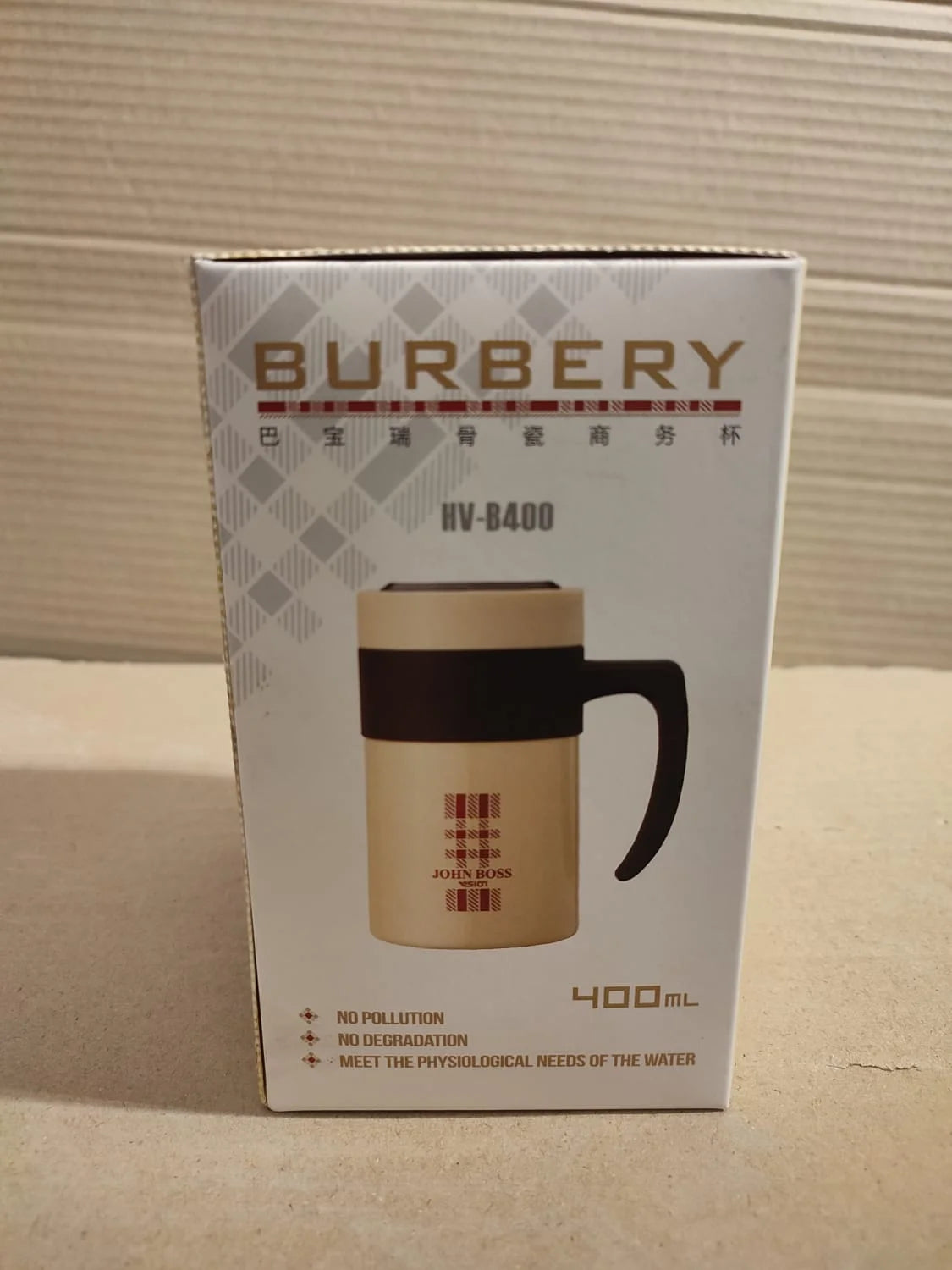 JOHN BOSS HOT AND COLD COFFEE MUG 400ML