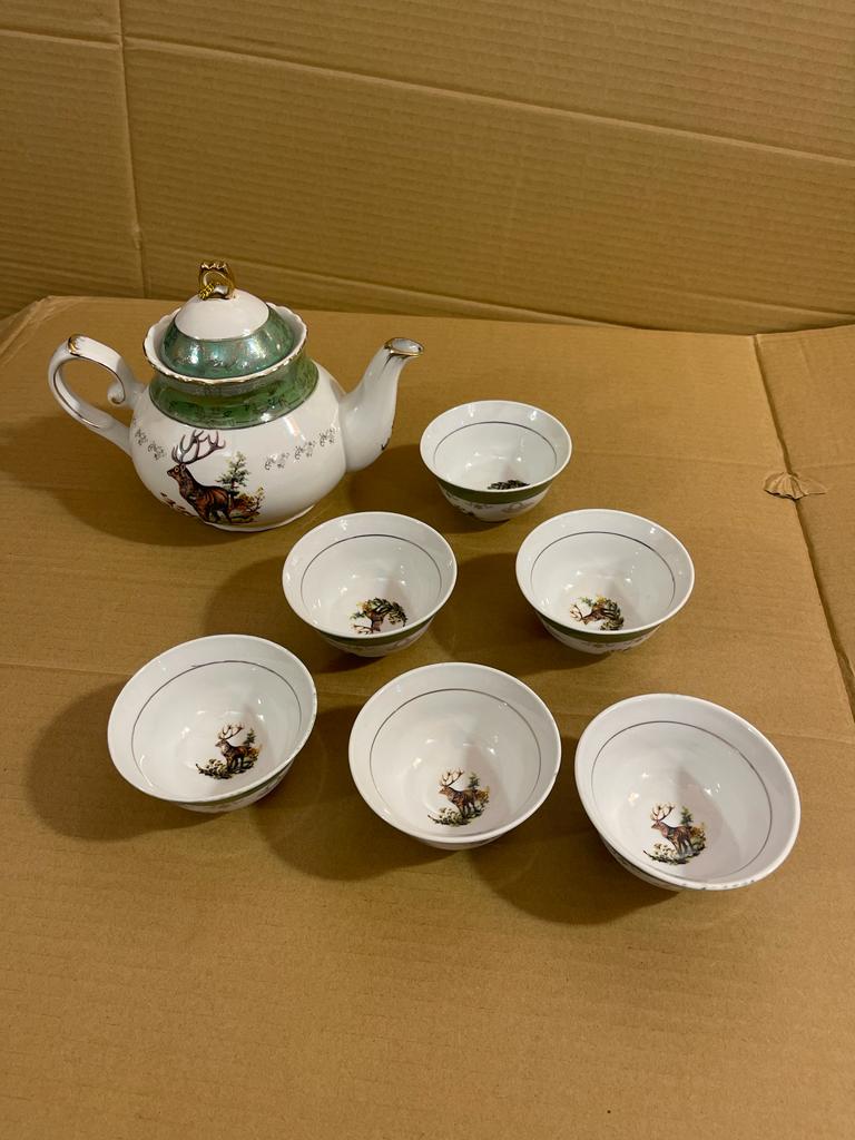 HANDMADE CZECH REPUBLICS HAAS & CZJZEK TEA POT SET