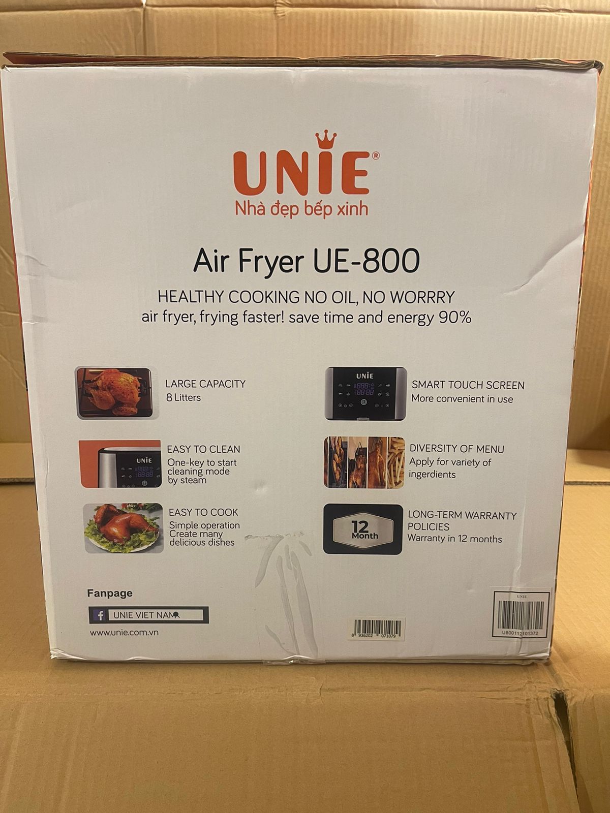 UNIE Digital Air Fryers 7 LITER AND 8 LITER