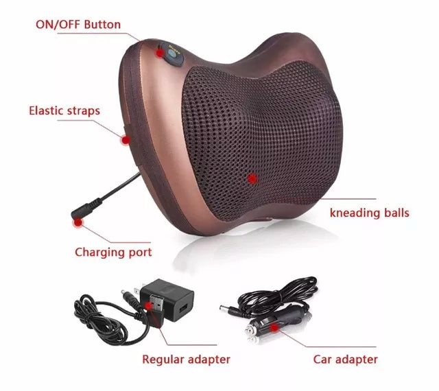 2 IN 1 CAR & HOME PILLOW MASSAGER